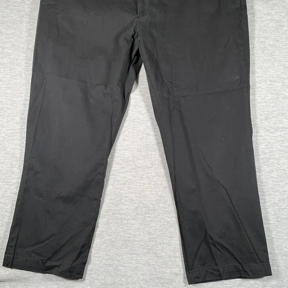 Polo Ralph Lauren Pants Mens 46x30 Black Classic Fit Chino Big & Tall Casual